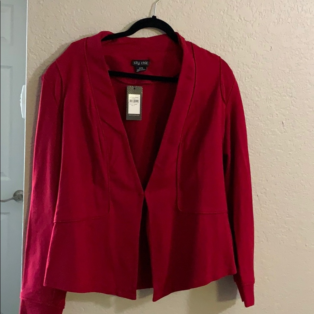 Red blazer